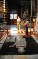 Dad Shooting Mom in Cathedral of Siena